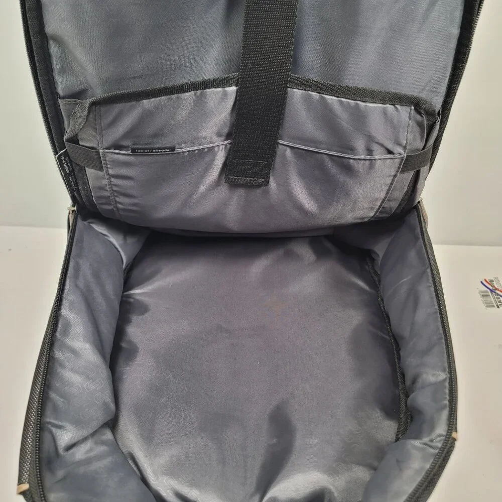 Solo Black Laptop Backpack With Multiple Compartments